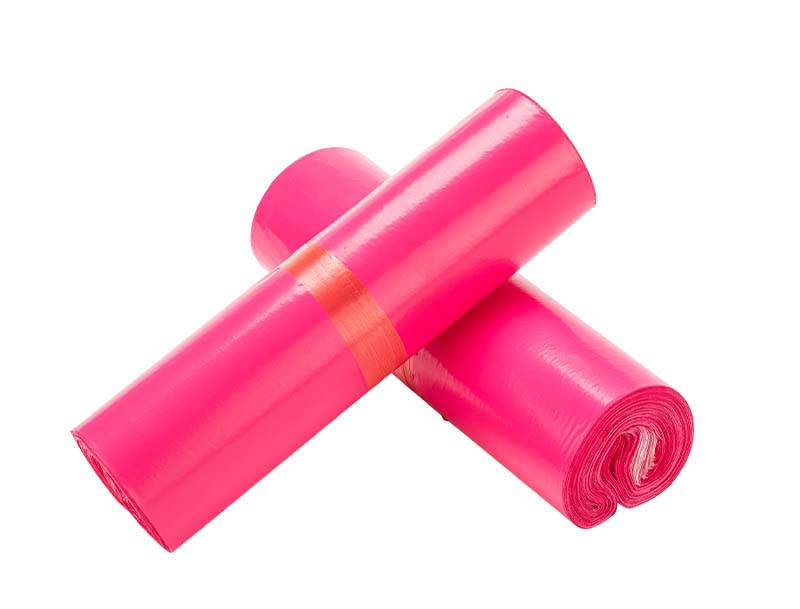 宁海玫红色快递袋-02